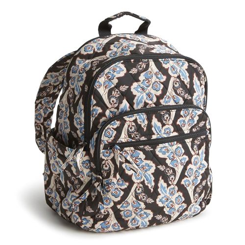 Vera Bradley Women's Performance Twill Bancroft Backpack, Calyx + Quill Black, One Size