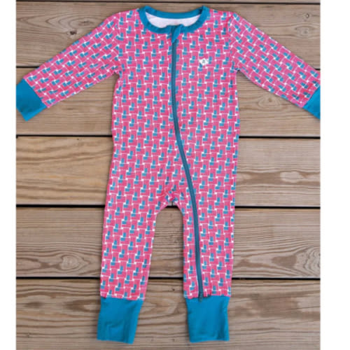 Baby Zip Up - American Flag Print – BURLEBO