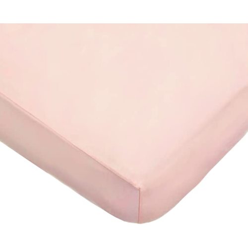 American Baby Company Supreme 100% Natural Cotton Fitted Crib Sheet 52" x 28", Enhanced Thickness for Soft, Breathable & Hypoallergenic Jersey Comfort, Blush, Neutral for Boys & Girls