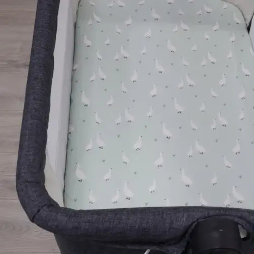 Bubba Blue 2 Pack Fitted Sheet Bedside Sleeper Provincial Olive/Taupe | Baby Bunting AU