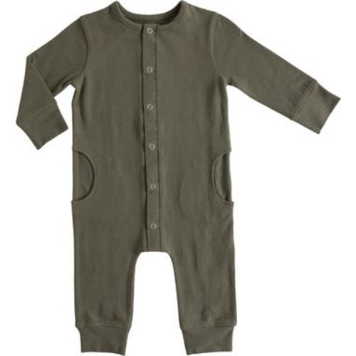 Essentials Long Sleeve Organic Cotton Romper, 3-6M