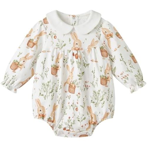 pureborn Baby Boys Girls Bodysuit Super Soft Cotton Romper 0-24 Months