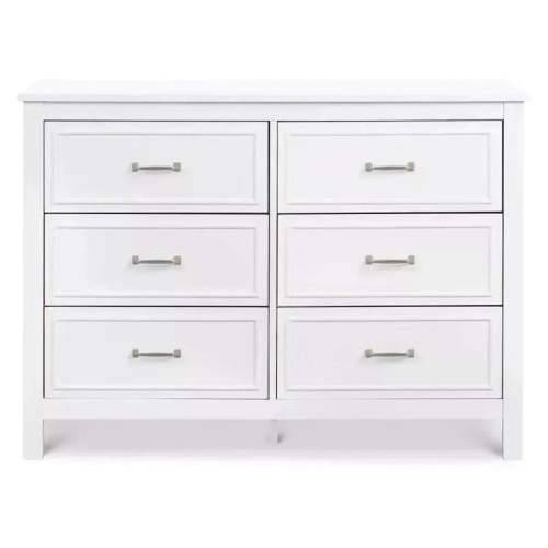 Million Dollar Baby - DaVinci Baby Charlie 6-Drawer Double Dresser in White