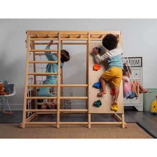 Avenlur Magnolia - Real Wood 6-in-1 Playset - Large Natural