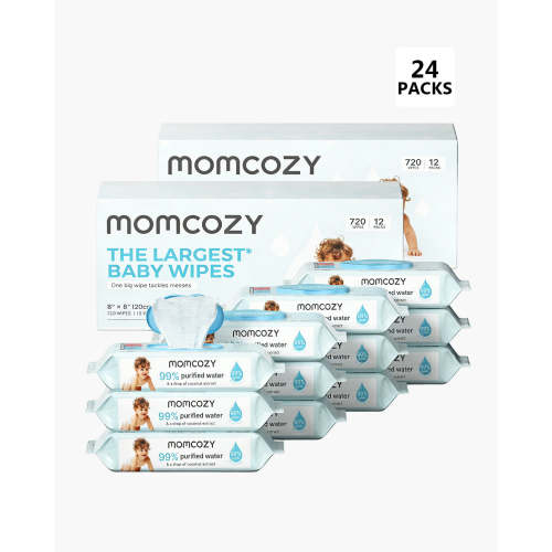 Momcozy Pure Water Wipes - Gentle for Babies