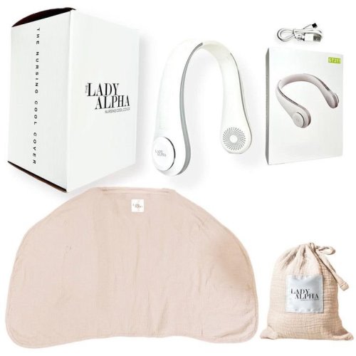 The Lady Alpha Nursing Cool Cover (Champagne Mami) - Restock Coming July — As Seen On Shark Tank - Lady Alpha -The Nursing Cool Cover