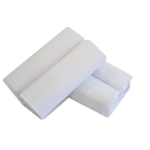 Bubba Blue Bedside Sleeper Sheets & Protectors 4 Piece Set White