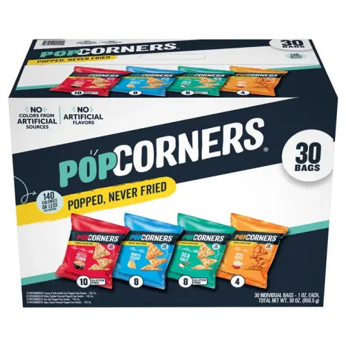 PopCorners Popped Corn Snacks Variety Pack, 1 oz, 30-Count | Costco