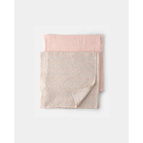 Baby Girl 2-Pack Floral Blankets - Pink | Carter's