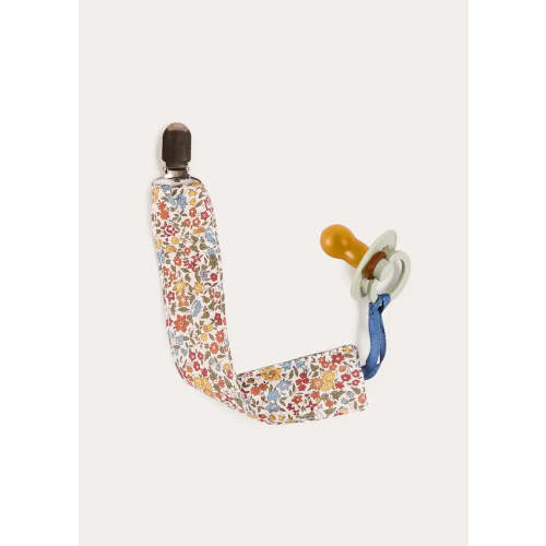 Marianne Floral Dummy Clip in Toffee Made with Liberty Fabric (OS)