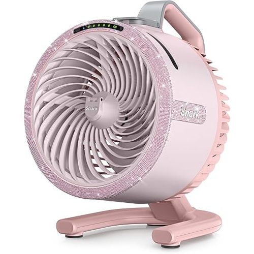 Shark FlexBreeze HydroGo Pro Portable Misting Fan, Pink Diamond, FA056PK9