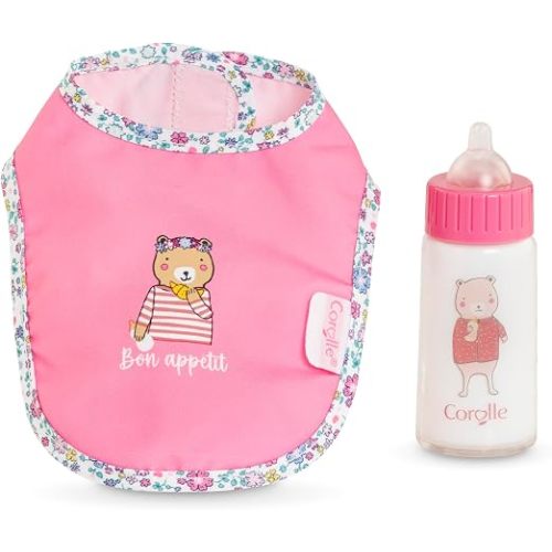 Corolle Magical Baby Bottle with Accessories Interactive Toy for Kids Age 3 and Up Educational Playtime
