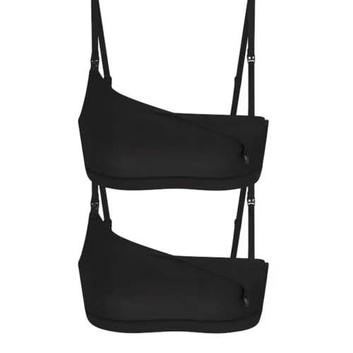 SKIMS Breast Feeding Bra 2-Pack Black
