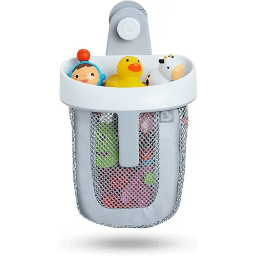 Munchkin® Super Scoop™ Hanging Bath Toy Storage with Quick Drying Mesh, Grey