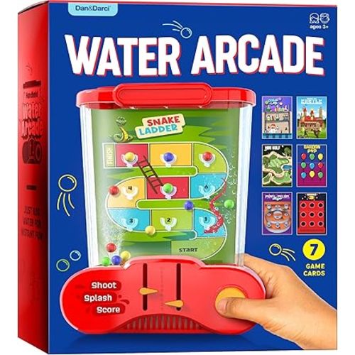 Handheld Water Game for Kids - Retro Car Games - 4 Year Old Boy Gift - Road Trip Activities Essentials - Birthday Gifts for 3 4 5 6 7 8 9 Year Old Boys - Vintage Girls & Boys Toys 4-6, 5-7, 6-8 Years