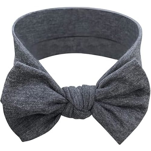 Baby Girl Headbands-Infant,Toddler Cotton Handmade Hairbands with Bows Child Hair Accessories