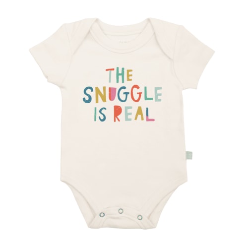 Organic Baby Onesie - Snuggle is Real | 100% Cotton | Finn + Emma