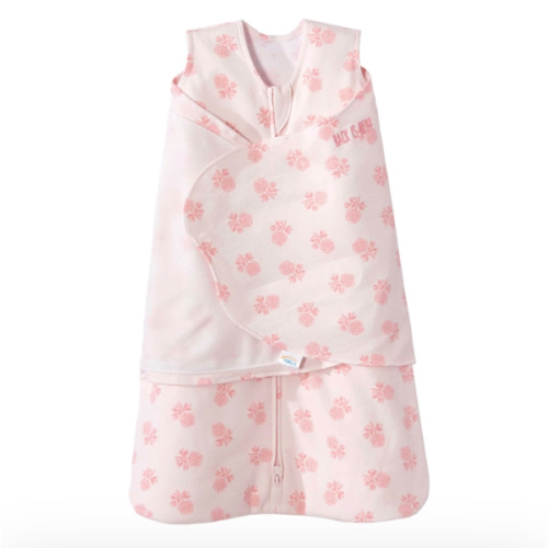 Rose Toss Blush Cotton Swaddle - small | HALO