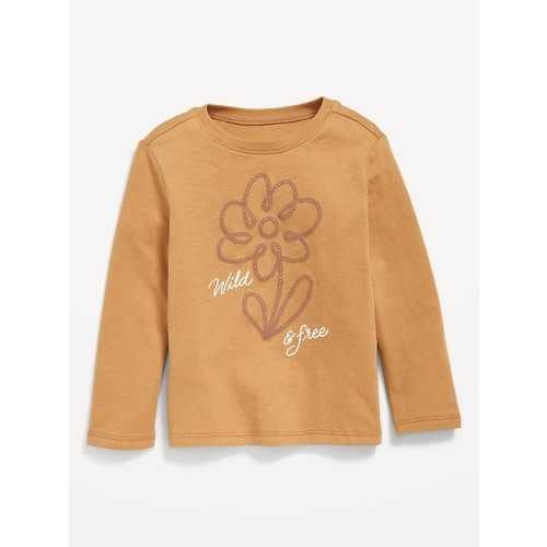 Long-Sleeve Graphic T-Shirt for Toddler Girls
