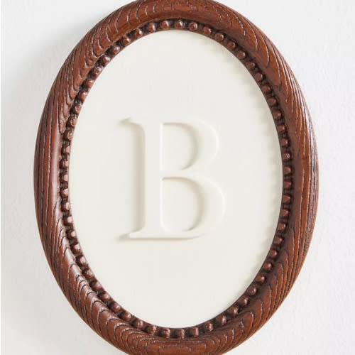 Emery Wood Monogram Gallery Wall Charm