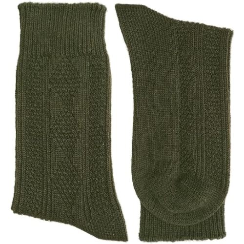 YUN 3 Pairs Women's Natural Pure 100% Wool Traditional Warm Boot Winter Socks