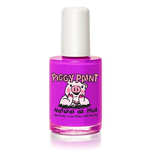 Piggy Paint | 100% Non-Toxic Girls Nail Polish | Safe, Cruelty-free, Vegan, & Low Odor for Kids | Groovy Grape