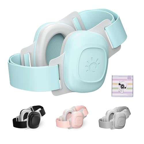 SURAVO Baby Noise-Cancelling Earmuffs – 2025 Release, Adjustable & Certified Hearing Protection (3–48 Months)