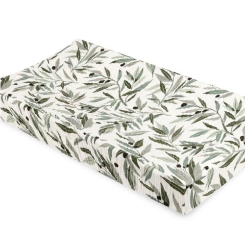 Babyletto Quilted Changing Pad Cover In GOTS Certified Organic Muslin Cotton | Modern Nursery™