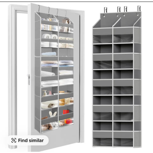 Door hanger organizer more then 5 shelves