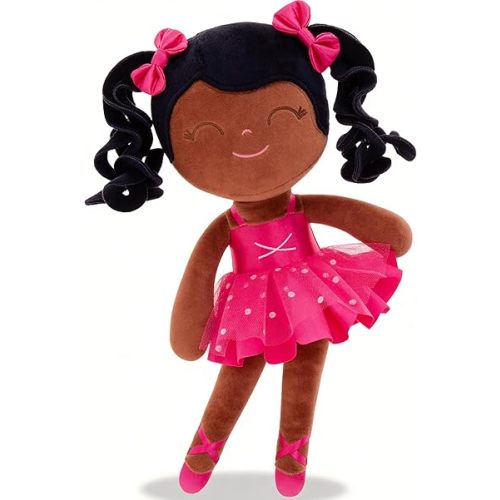 Gloveleya Baby Girl Gifts Dolls Plush Ballerina Doll Bronze Ballet Girl 13 Inch New