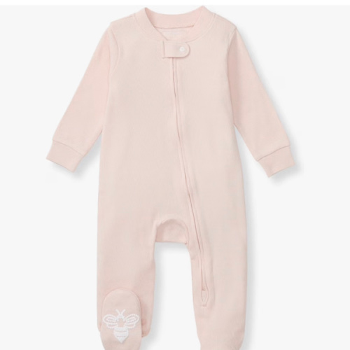 Burt's Bees Baby Girls' Organic Cotton, Sleep and Play Footed Pajamas