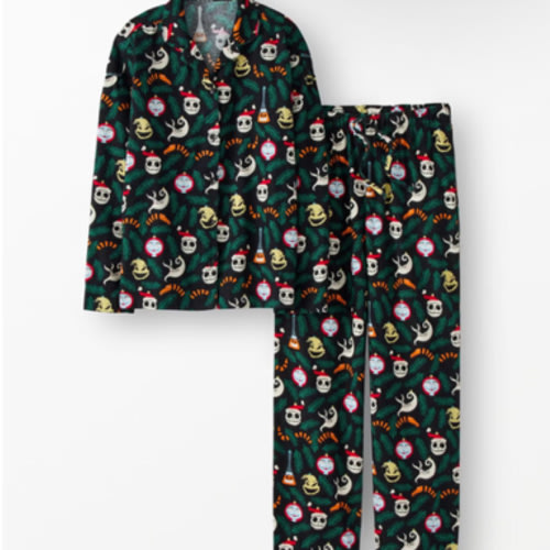 Women's Disney Tim Burton's The Nightmare Before Christmas Flannel Pajama Set