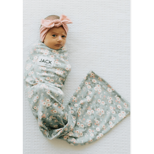 The Jack Swaddle, Sage Floral