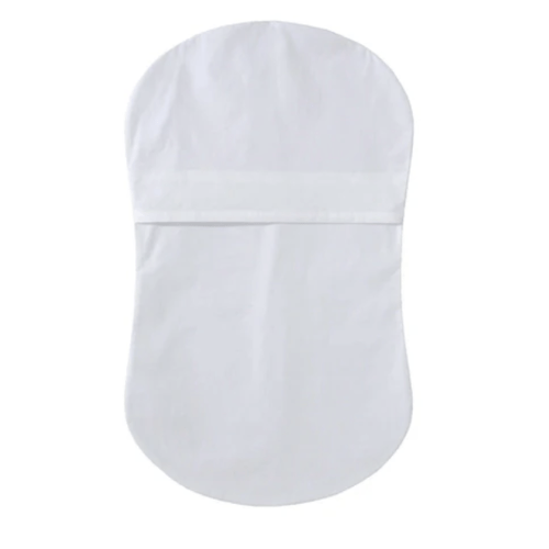 HALO - Bassinest Fitted Sheet | 100% Organic Cotton -White - white ,