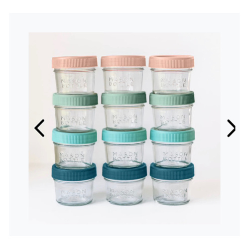 Breastmilk Storage Jar Set – Mason Bottle
