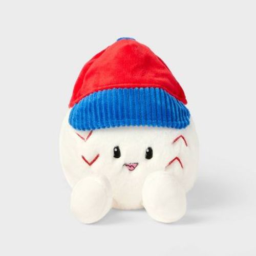 Game Day Baseball Mini Plush - Gigglescape™: Polyester Character Stuffed Animal, 6.5" Height