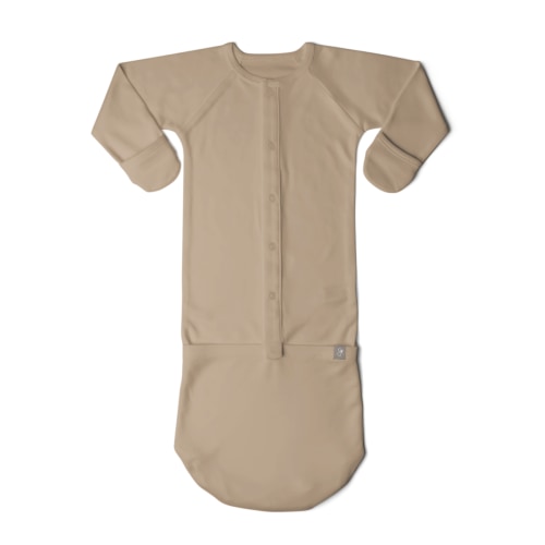 PREEMIE 24 HOUR CONVERTIBLE GOWN | SANDSTONE – goumikids