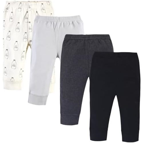 Touched by Nature Basics Unisex Baby Organic Cotton Pants 4-Pack