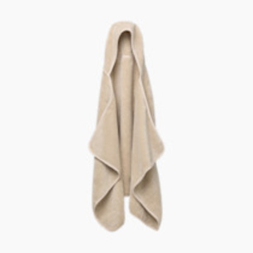 Lalo The Organic Ribbed Hooded Towel - Oatmeal