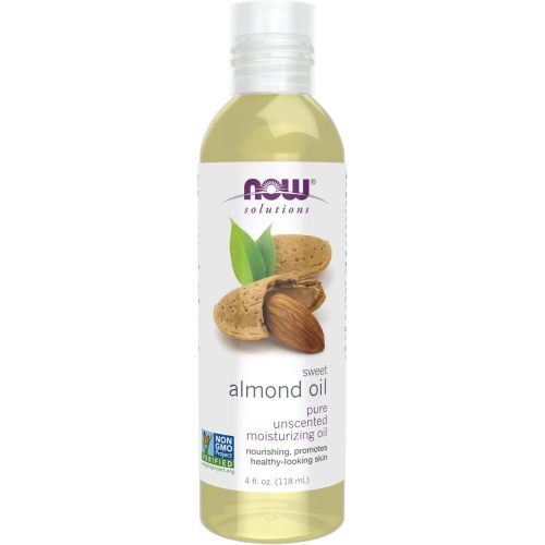 NOW Solutions, Sweet Almond Oil, Skin Moisturizer, Unscented, 4 fl. oz