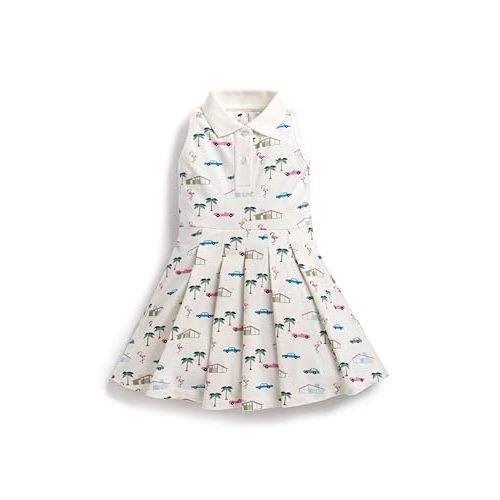 Monica + Andy Pleated Tennis Dress, 100% Organic Clothes for Girls, Super Soft Fabric, Sizes for Kids, Toddler & Infant