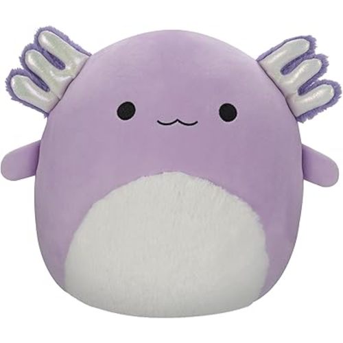 Squishmallows Original 12-Inch Monica Purple Axolotl with Fuzzy Belly - Official Jazwares Plush (Medium-Sized)