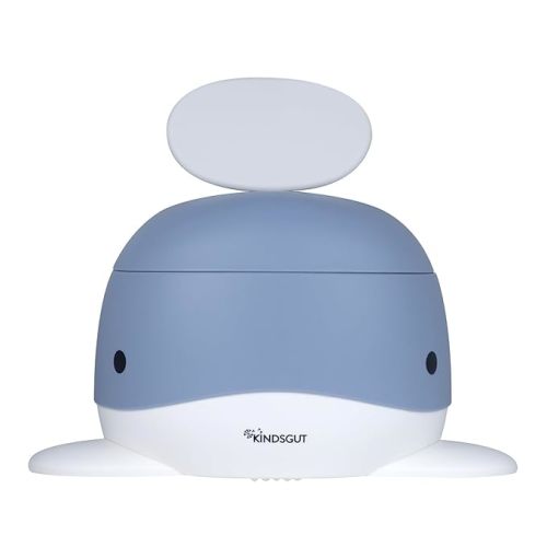 Kindsgut Whale Potty Training Toilet – Ergonomic Toddler Potty for Boys & Girls, Designed in Germany, Non-Slip & Easy Clean, Pigeon Blue