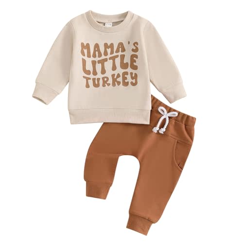 BemeyourBBs Toddler Baby Boy Clothes Graphic Sweatshirt Pants Set Outfit | Toddler Baby Boy Outfit Suitable for Fall Winter Spring. Baby Crewneck Sweatshirt and Jogger Pants Set, Age Range: 0-4 Years