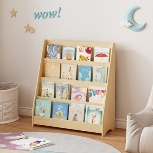 Kids Bookshelf, Toddler Book Display Shelves, Helps Keep Bedrooms, Playrooms, and Classrooms Organized