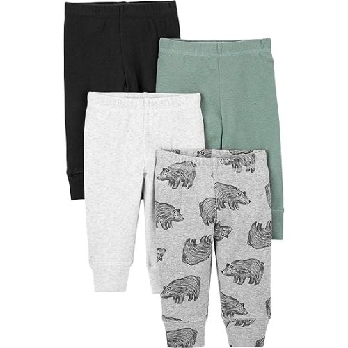 Simple Joys by Carter's Baby Boys' 4-Pack Cotton Pants