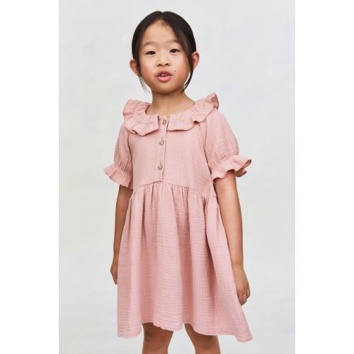 COTTON MUSLIN DRESS