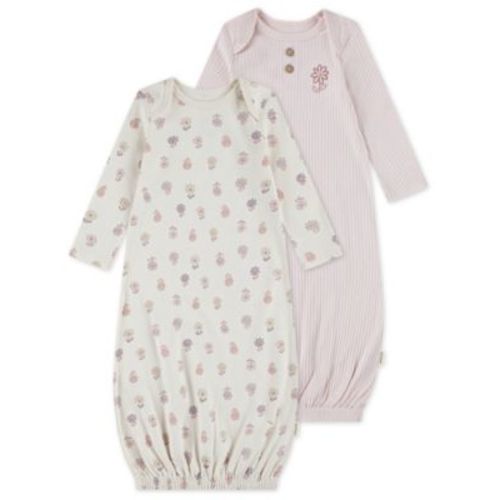 Babywear Baby Boys' and Baby Girls' Long-Sleeve Sleeper Gown, 2-Pack Set