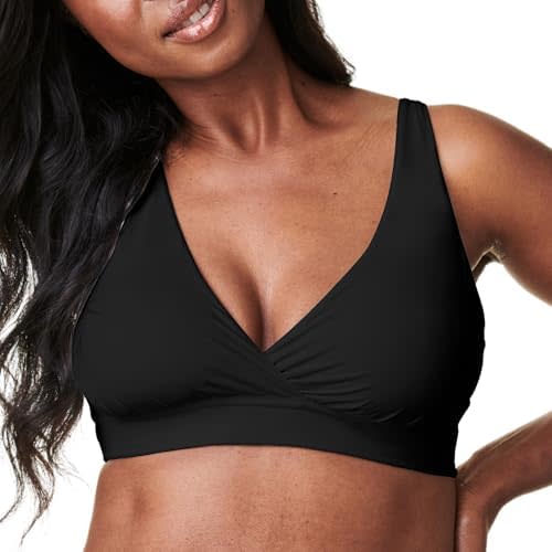 Bravado Designs Ballet Seamless Crossover Maternity Nursing Bra, Comfortable Breastfeeding Bra
