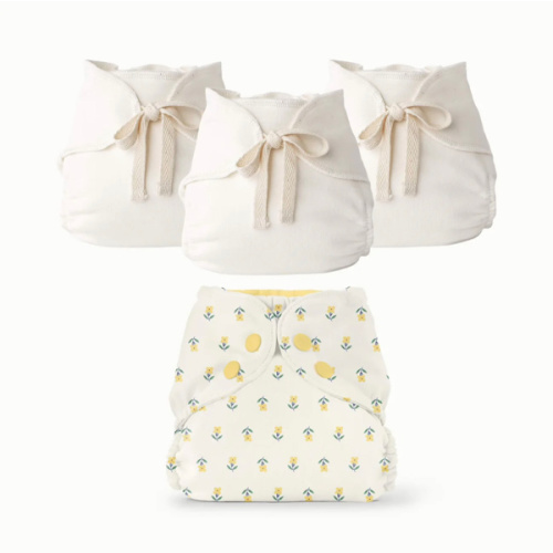 Esembly Organic Cloth Diaper Bundle – Size 1, FW Buds